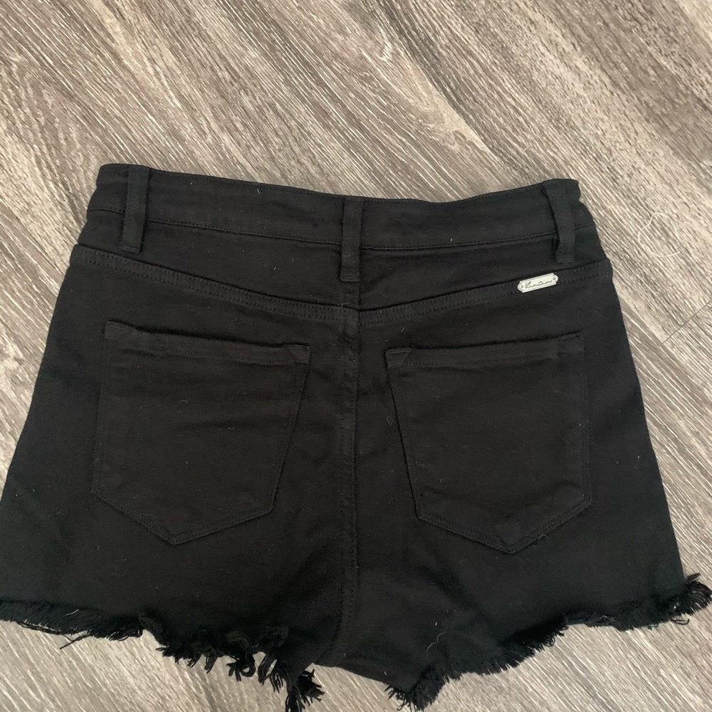 Black Kancan Jean shorts